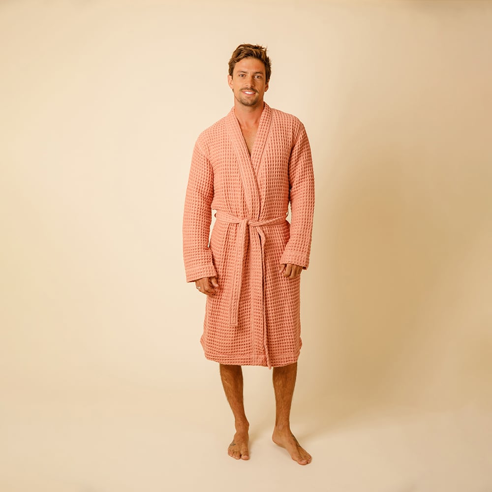 The Weightless Waffle Robe Terra Cotta – Happy Place Wholesale